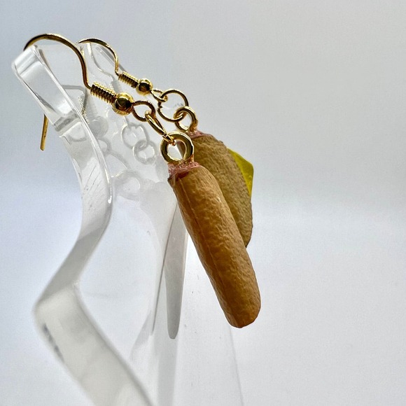 Taco Earrings - Food Earrings - Mini Brands Foodie Series 2 - Fun Earrings - Picture 3 of 9